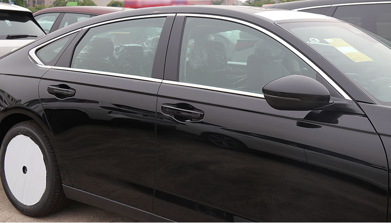 Suitable for Eleventh Generation Accord Window Trim Strips and Other Generations of Accord Exterior Modification Black Warrior Cars