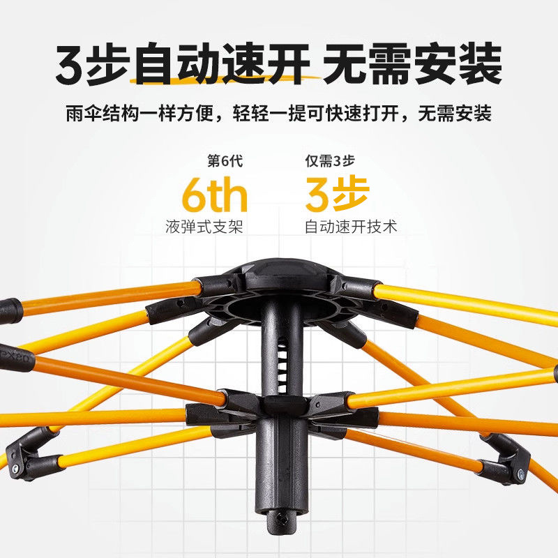 Carpa plegable al aire libre, camping portátil, juego completo de equipos, acampar durante la noche, picnic, toldo, apertura y cierre con una tecla