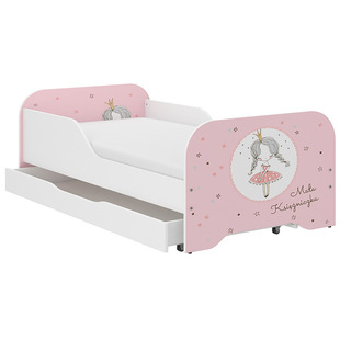 Simple Children's Bed Single Bed Boys and Girls Small Bedroom with Drawer Storage Bed Pattern Optional