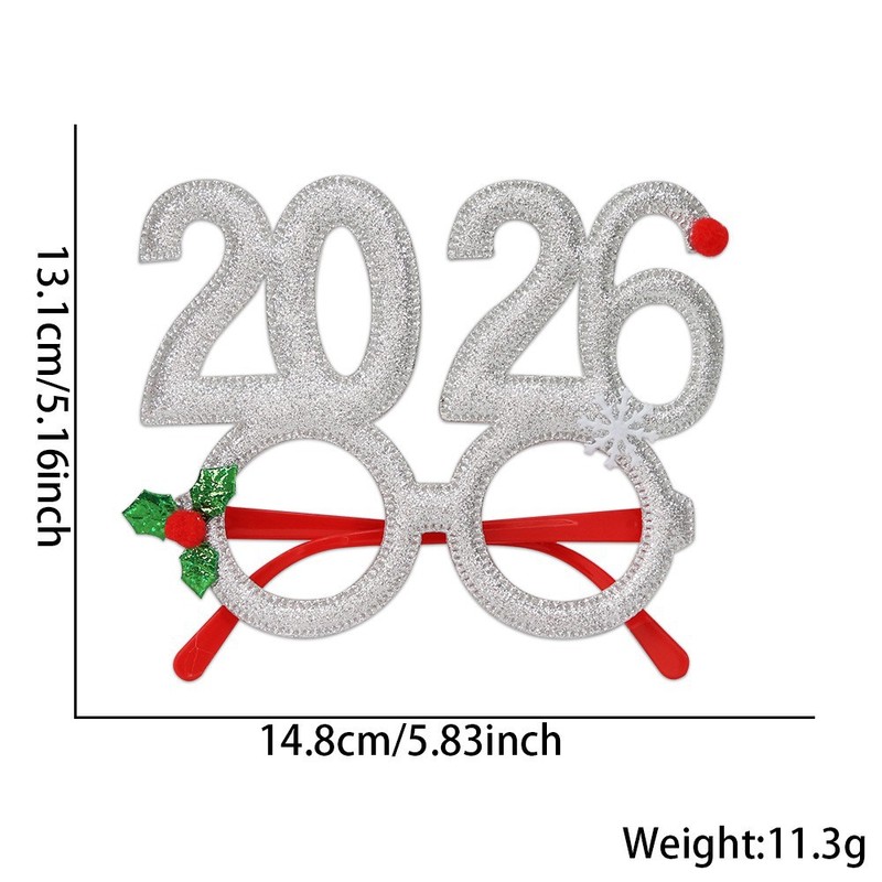 2026 デジタルスターカラーストリップヘッドバンド 子供用クリスマスパーティー飾り付け 写真撮影用小道具 新年クリスマスヘッドバンド|undefined