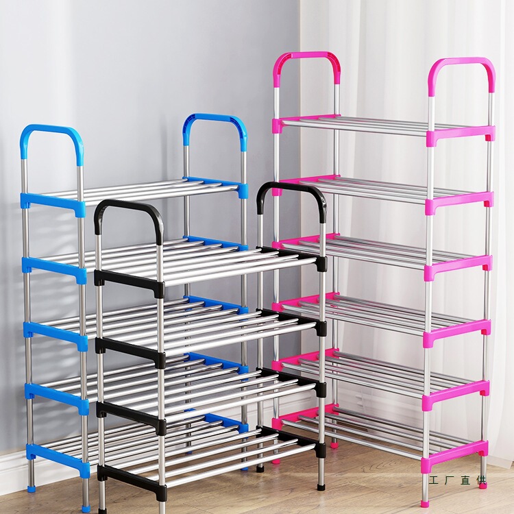 Shoe Rack for Home Entrance, Multi-Layer Indoor Simple Dormitory Dustproof Shoe Cabinet, Small Narrow Rental House Entrance Door Hot Model 2025