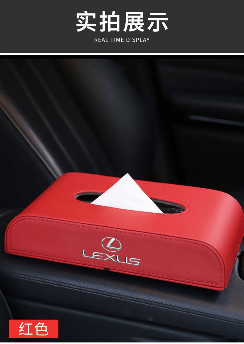 Cross-Border Hot Selling Car Tissue Box Car Tissue Box Napkin Box Car Hanging Sun Visor Tissue Box Bag