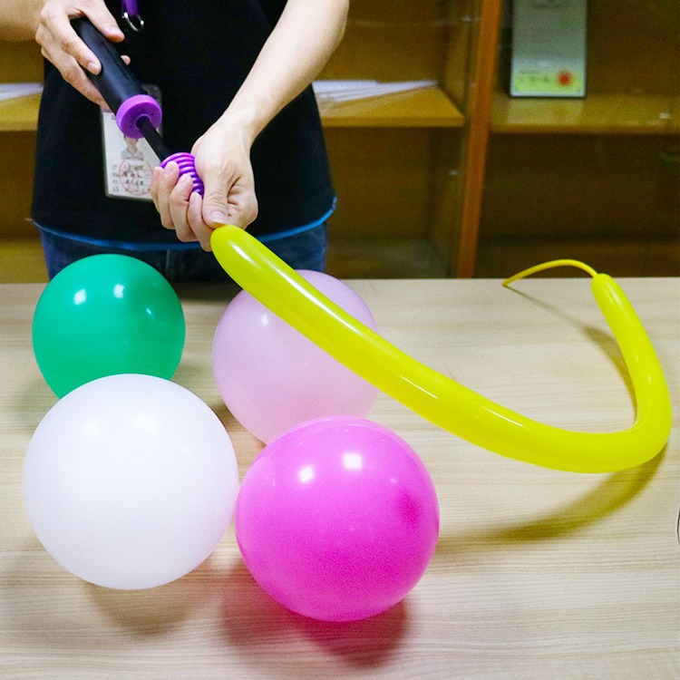 Baonuo160 globo largo inflador manual 260 bola larga herramienta inflable portátil mano empuje inflador image 3