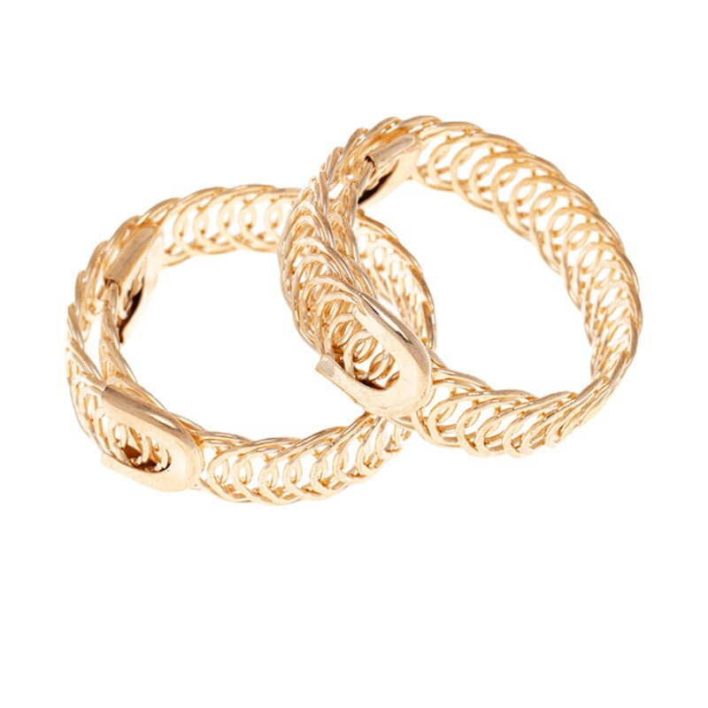 Manufacturer Wholesale Popular Hand Jewelry Metal Open Spring Bracelet Electroplated Gold Wire Bracelet Manufacturer Wholesale