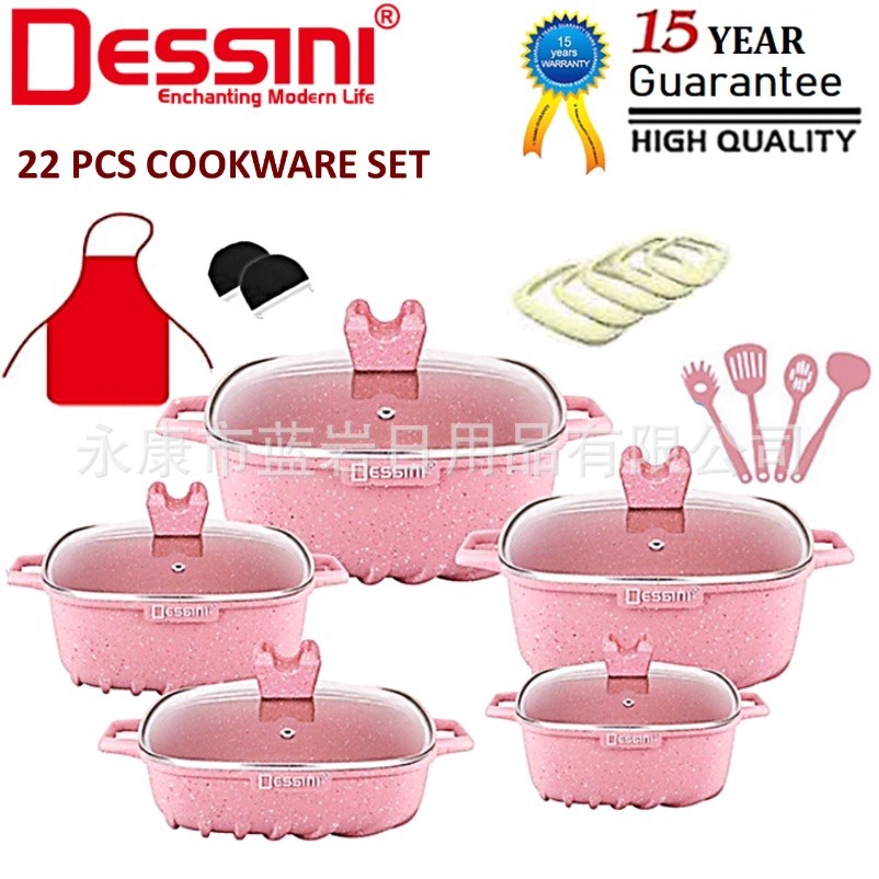 Supply DESSINI Brand 22 Piece Non-Stick...