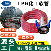 定制导静电LPG低温复合聚四氟乙烯软管耐硝酸盐酸干式接头软管