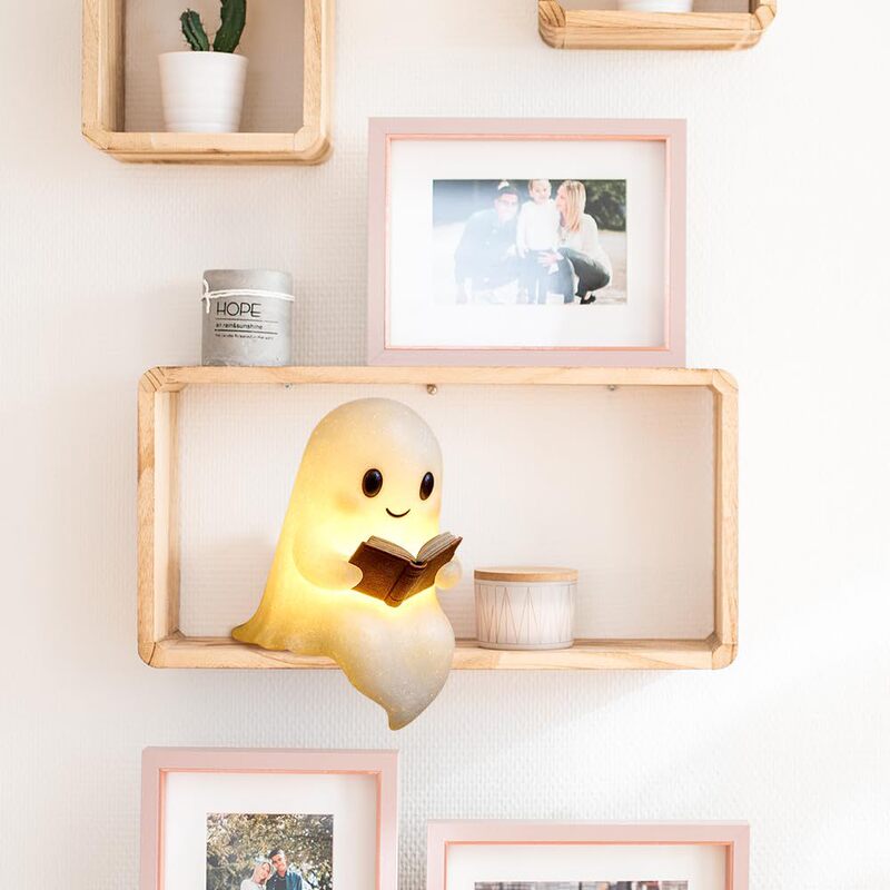 Cute Ghost Reading Book Lamp  可爱鬼读书灯|undefined