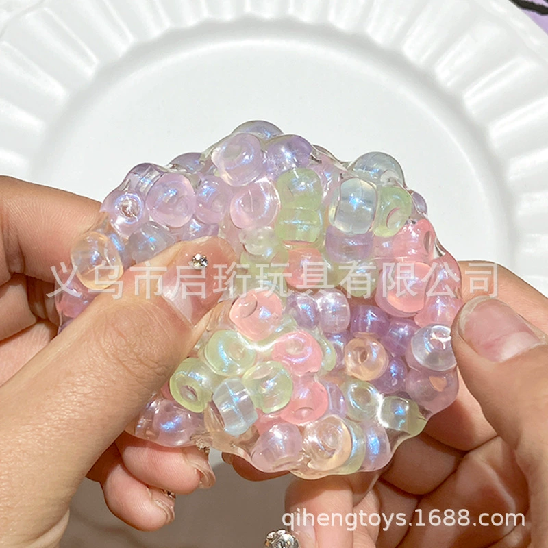 High quality slime, toy with beads, handmade, anti-stress