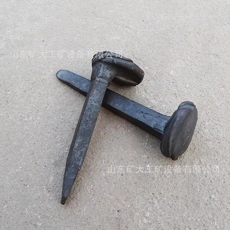 Mining Railway Spikes Support Customization Compact Structure Strong and Durable Long Service Life