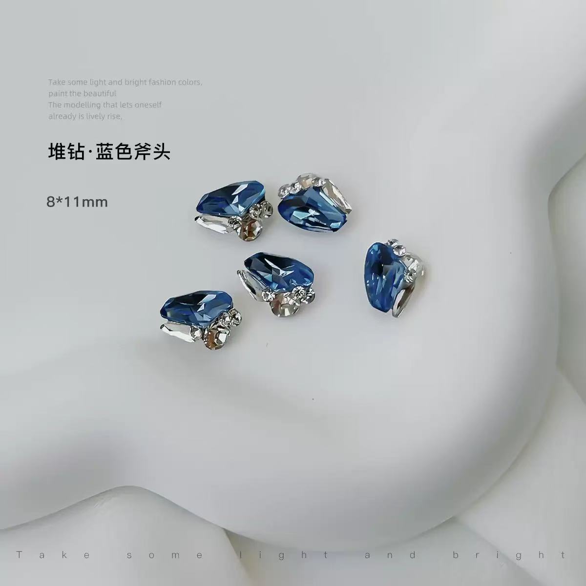 Z224-완성된 다이아몬드-블루 도끼