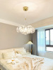 Ceiling lamp for living room, starry sky, modern Scandinavian glossy creative lights for bedroom