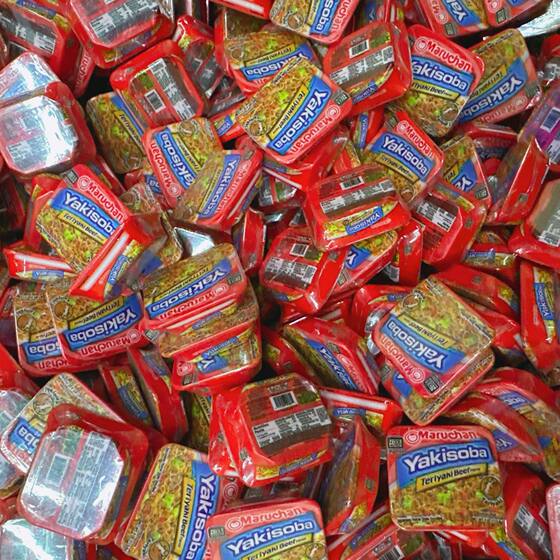 Genuine Supermarket Blind Ball Miniature Mini Surprise Toy Supermarket Dry Noodles