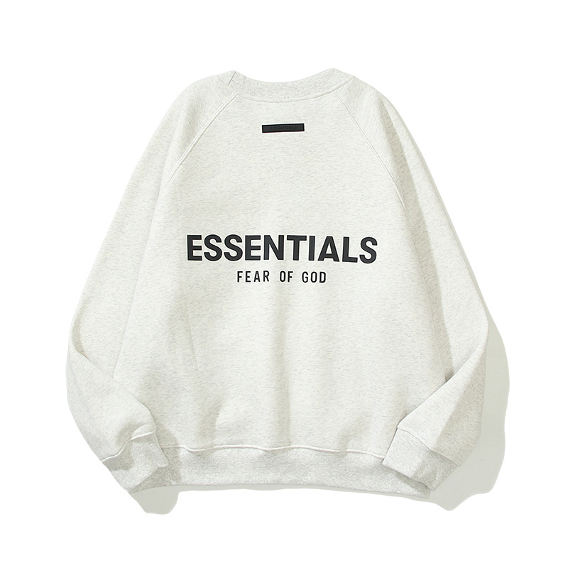 essentials复线圆领卫衣男潮牌高街加绒印花宽松长袖fog春秋上衣-阿里巴巴