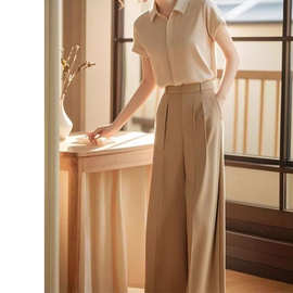 干练气质女装套装职业两件套裤御姐女神范夏装搭配一整套时尚新品