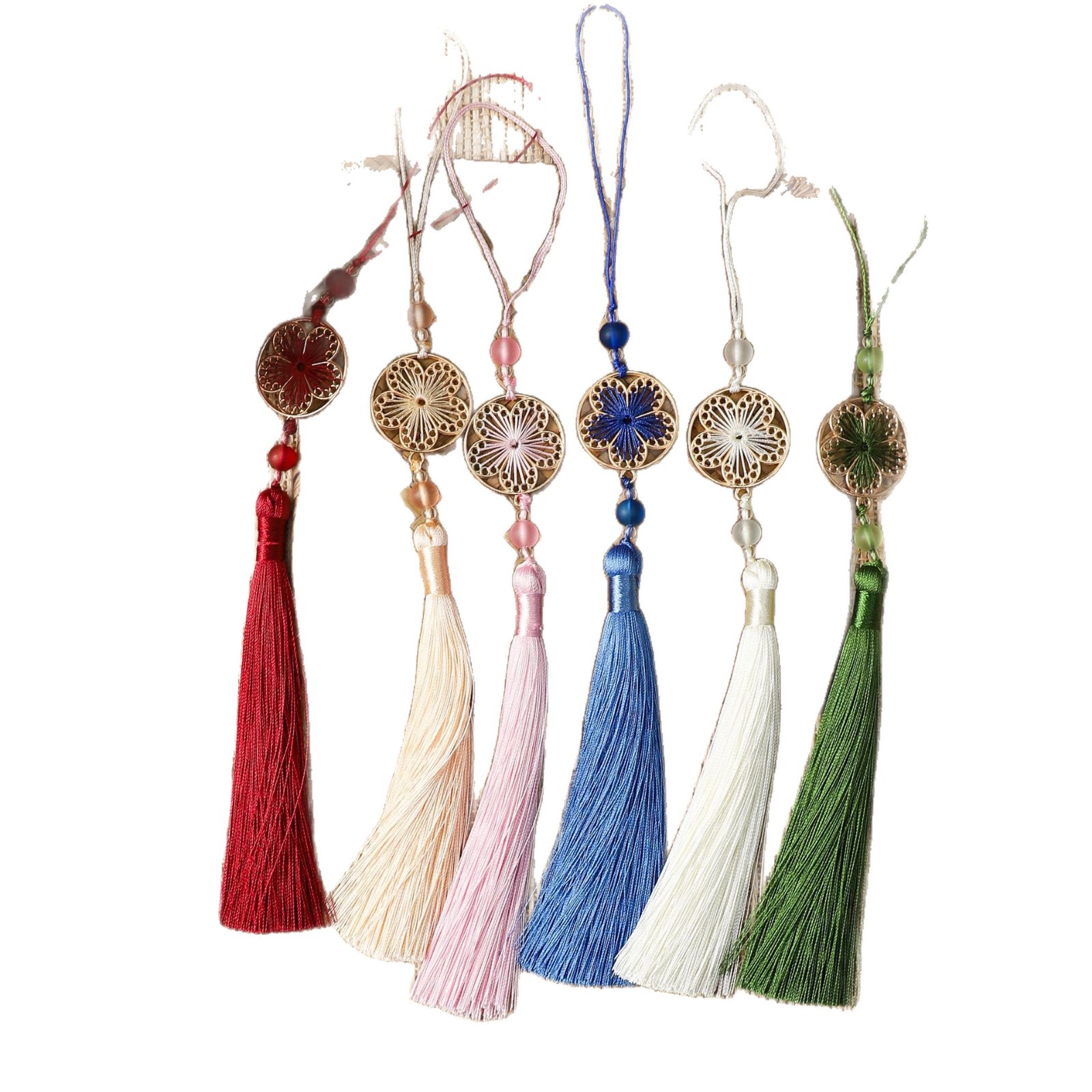 Flora de la luna llena colgante bordilla decoración del barril de la fiesta de Año Nuevo con flores de material DIY colgante de hebilla de seguridad