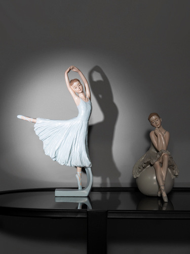 Nordic creative ballet girl ornaments ins style dancer model room princess room soft decoration home furnishings