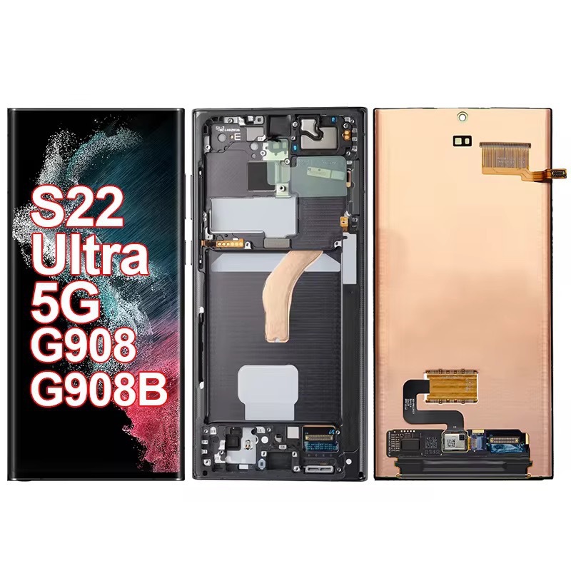 Aplicable a Samsung Curved Screen Original ORI S22 S23 S24 S25 S25U Asamblea de pantalla LCD de teléfono móvil