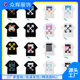 Wholesale off short sleeve ow fashion brand dissolved arrow gradient starry sky splash ink T-shirt 3D printing cordon lovers outfit