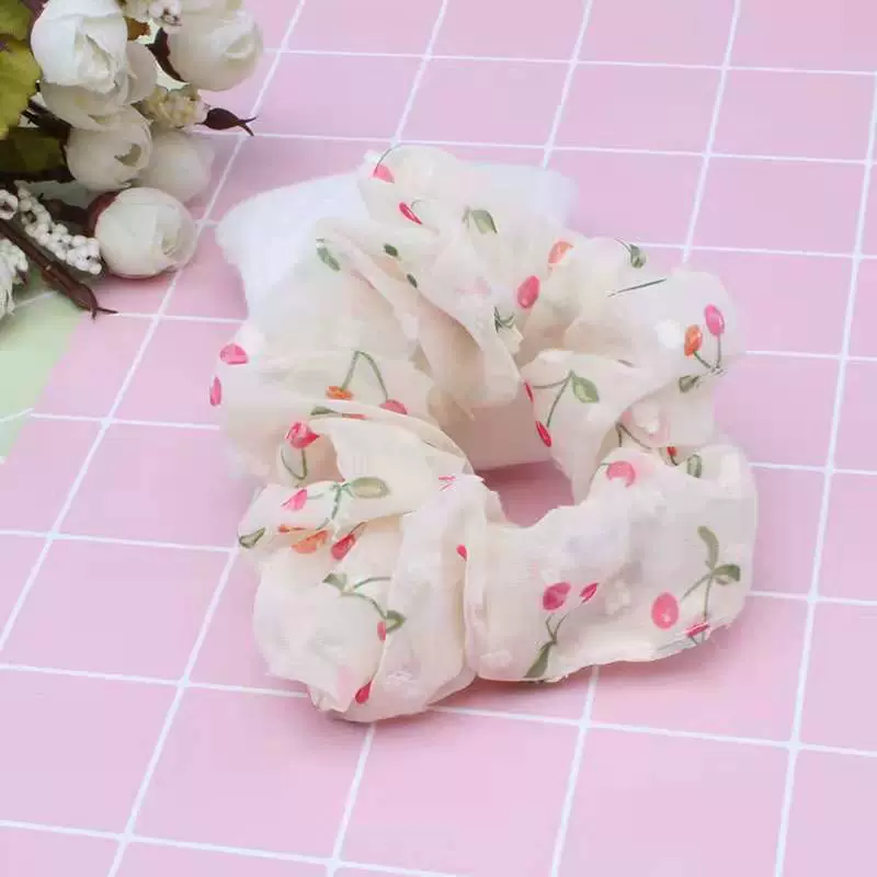 Корея волосы прожиг large intestine hair ribbon полосы галстук голова верёвка сеть красный девочка полный жир кишечника шарик волосы кольцо оптом
