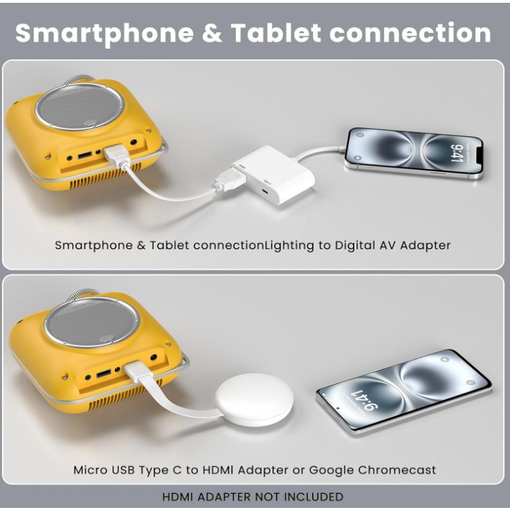 Cross-Border Popular Household 1080P Projector Small Mini Ultra-High Definition Portable New Projector Bedroom