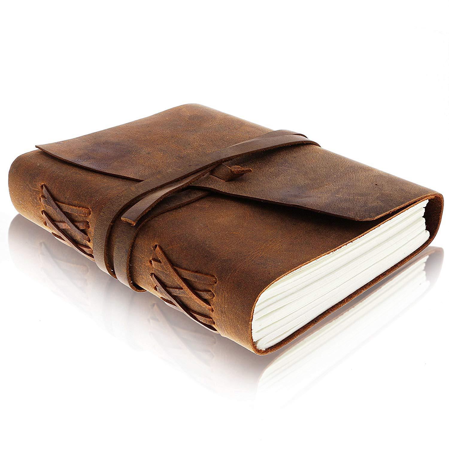 Retro leather notebook