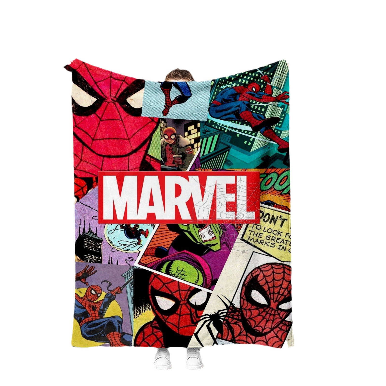 Nuevos productos Spider-Man - Marvel Avengers mantas sofá acondicionado mantas engrosadas mantas impresas fabricantes