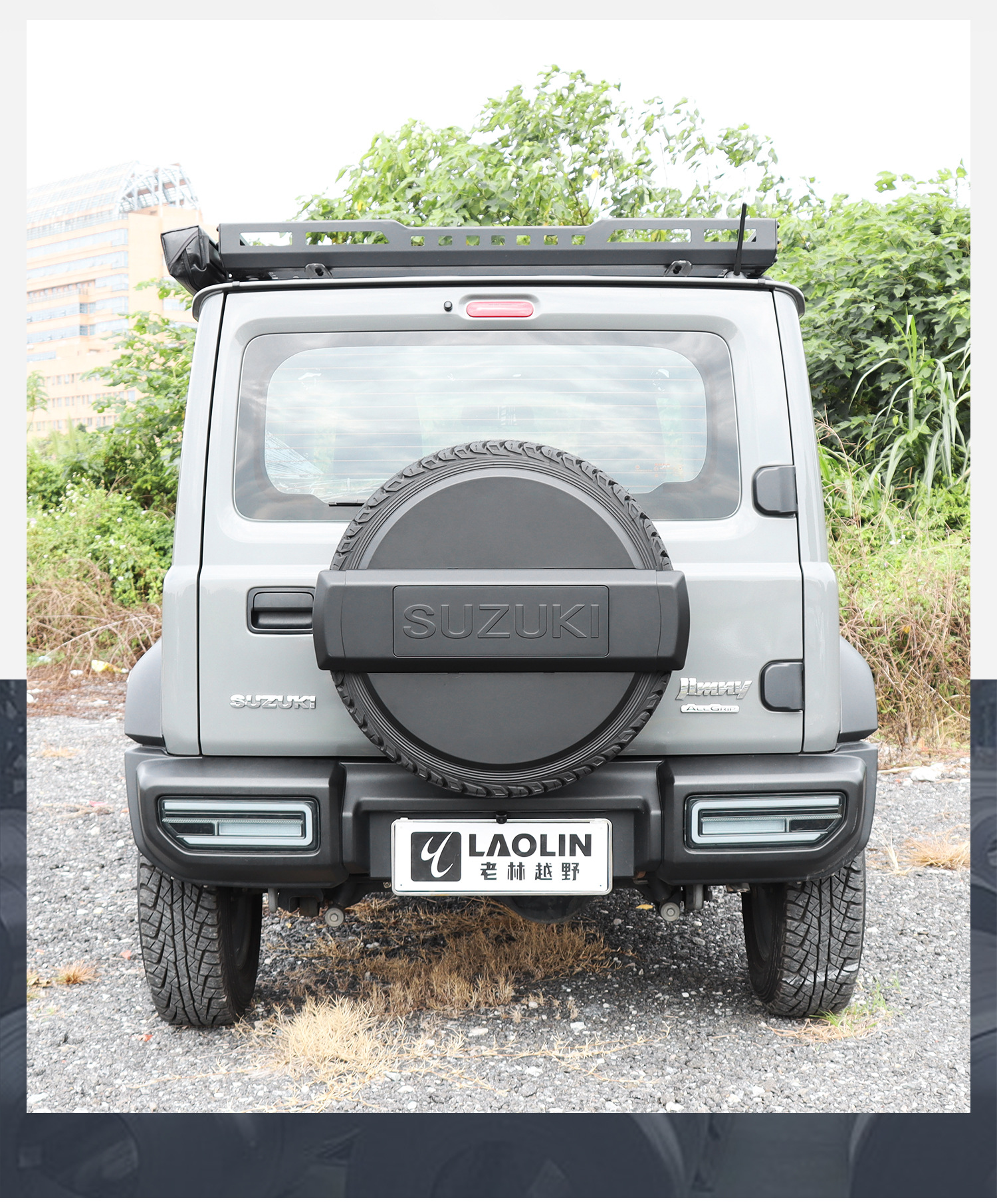 Suitable for 2019-2026 New Jimny Jb74 Jimny Modification Accessories Rear Door Tire Cover Spare Tire Cover