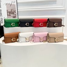 八方网供实拍图斜挎包PU2025年夏季小方包磁扣