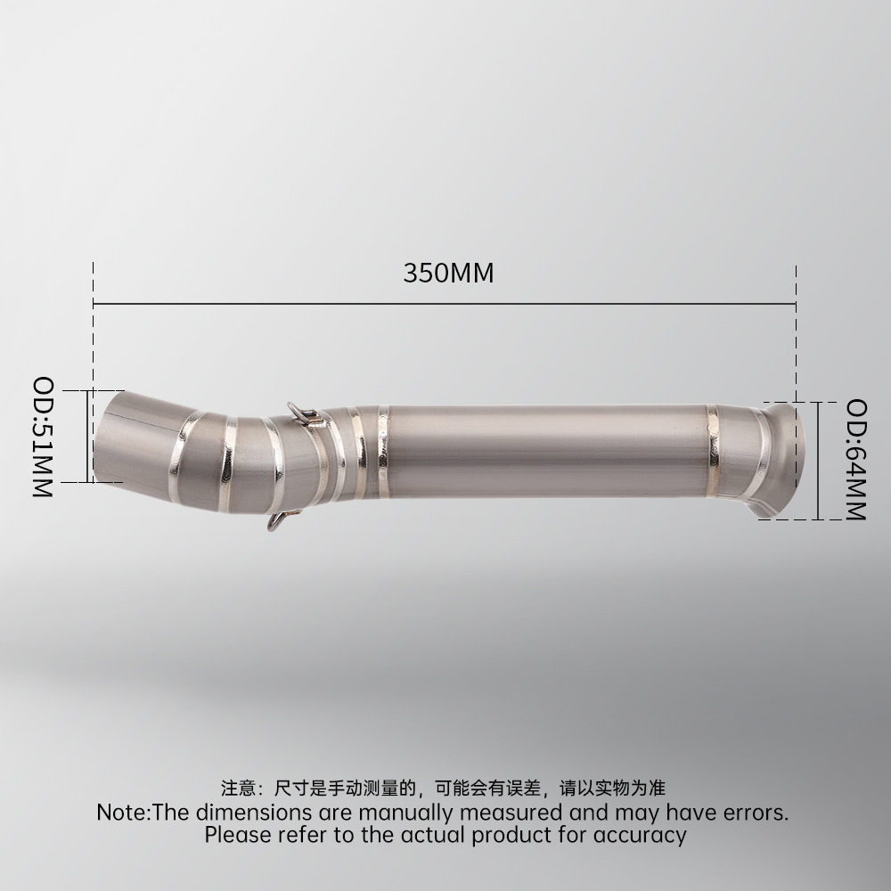 Spring breeze 800MT middle exhaust pipe titanium alloy stainless steel 2021-2024 special non-destructive installation for special vehicles