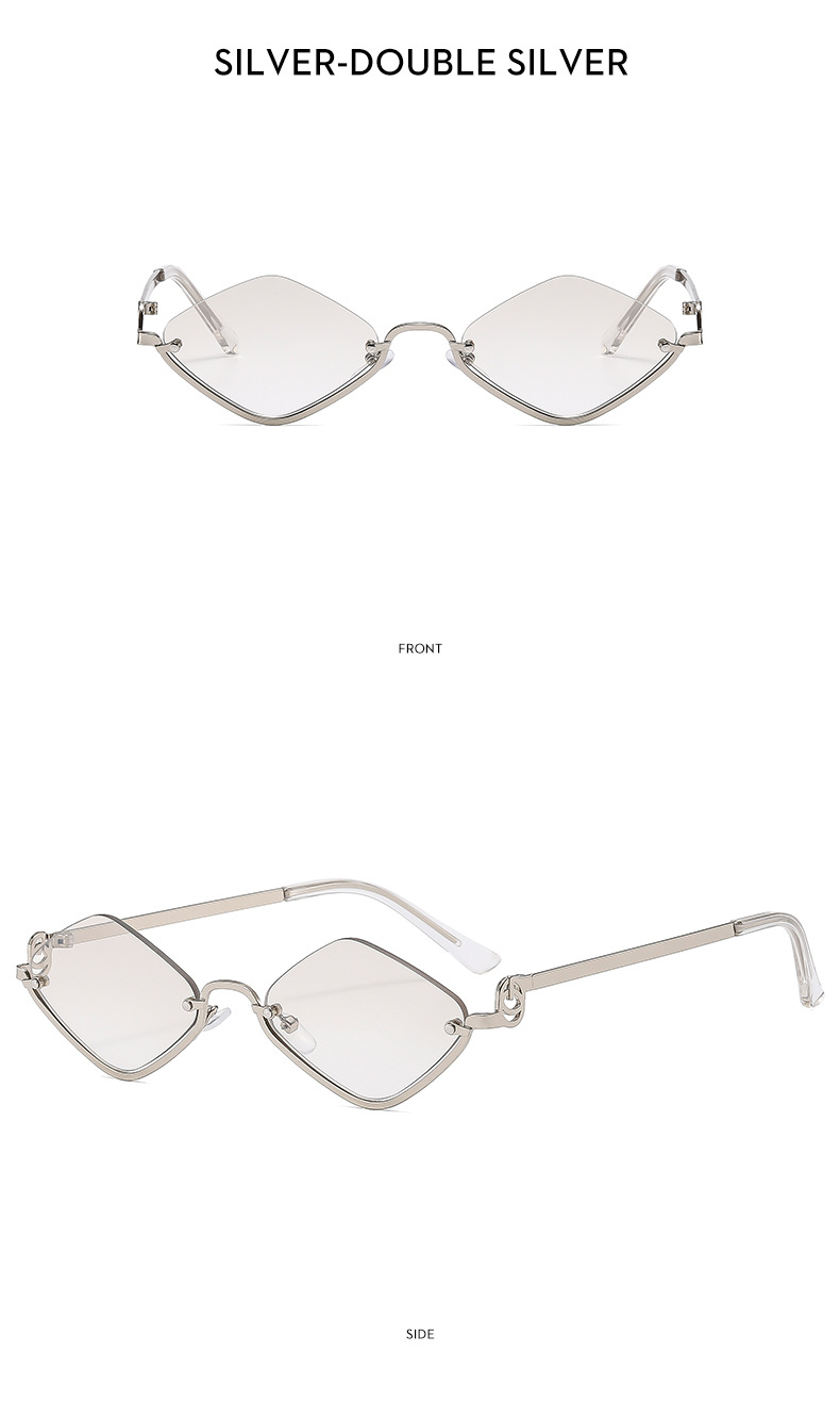 Casual Solid Color Ac UV400 Protection Polygon Full Frame Women's Sunglasses display picture 17