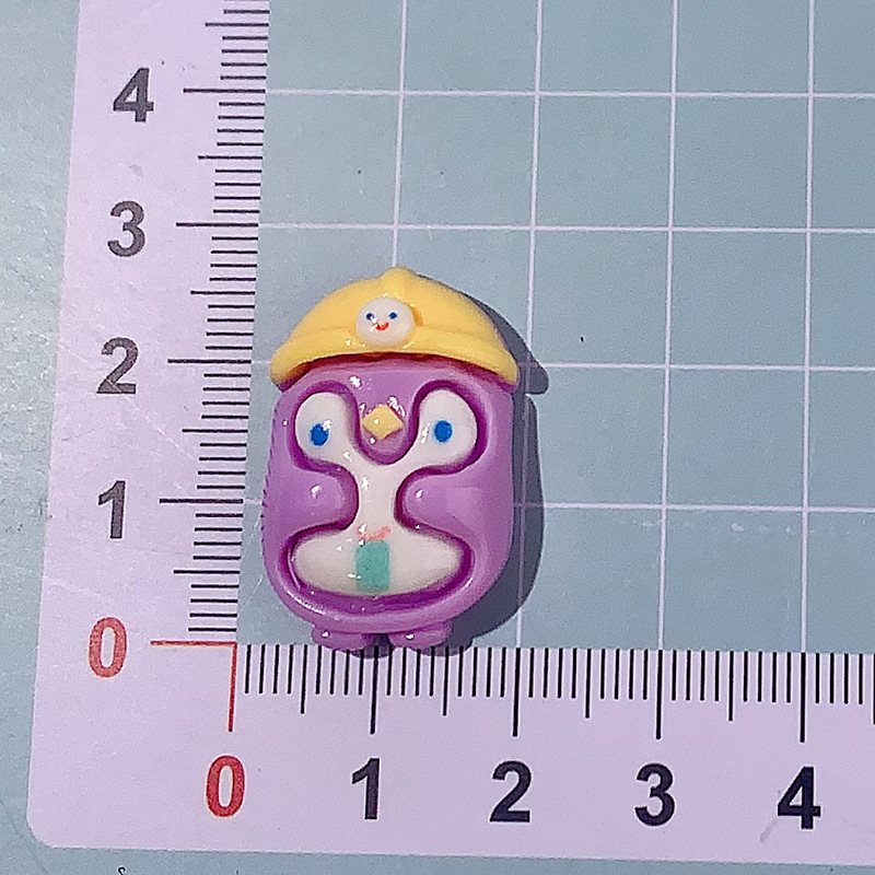 Nuevos accesorios de resina de serie de dibujos animados Happy Dog DIY decoración de cabello pegamento crema agujero de caja de teléfono móvil agujero material de colgante de hebilla