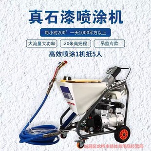 Multifunctional Real Stone Paint Spraying Machine All-In-One Exterior Wall Mortar Fireproof Coating Spraying Machine Gypsum Putty Spraying Machine