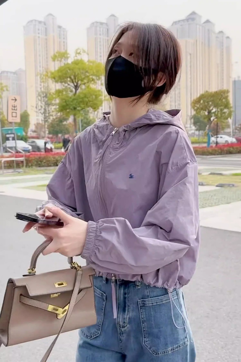 보라색 [단층 자외선 차단복]