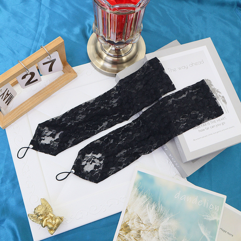 Nuevos guantes de encaje de venta caliente para la fiesta de baile, accesorios sexuales, los mismos accesorios de fotografía en línea.