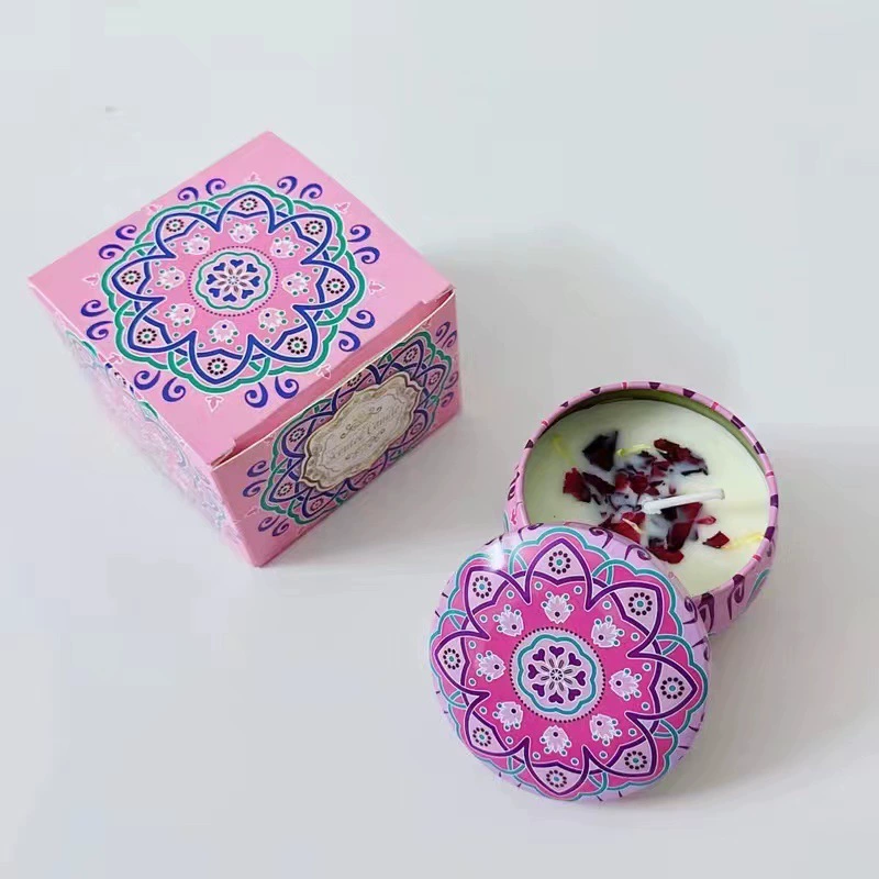 Aromatherapy, perfumed lavender candle