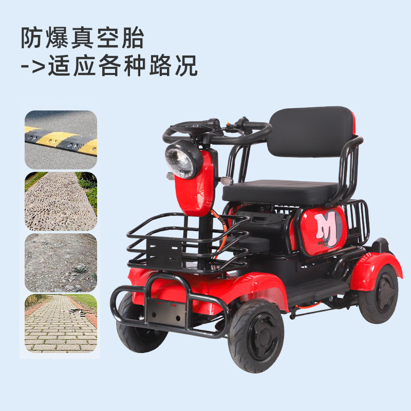 wow cuatro ruedas personalizadas ocio para personas mayores coche eléctrico scooter para niños discapacitados coche eléctrico de batería