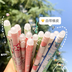 魔卡创意卡通中性笔可擦ins少女心图案可擦学生刷题笔批发ins风