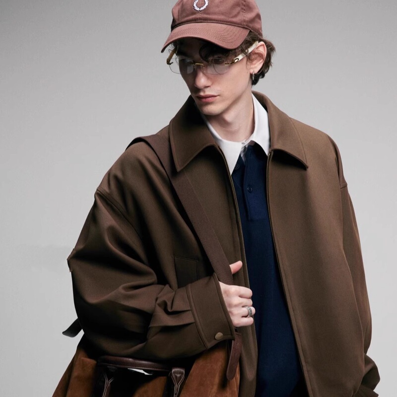 High-End and Stylish Jacket, American Retro Jacket for Men, Autumn 2025 New Vintage Trendy Style