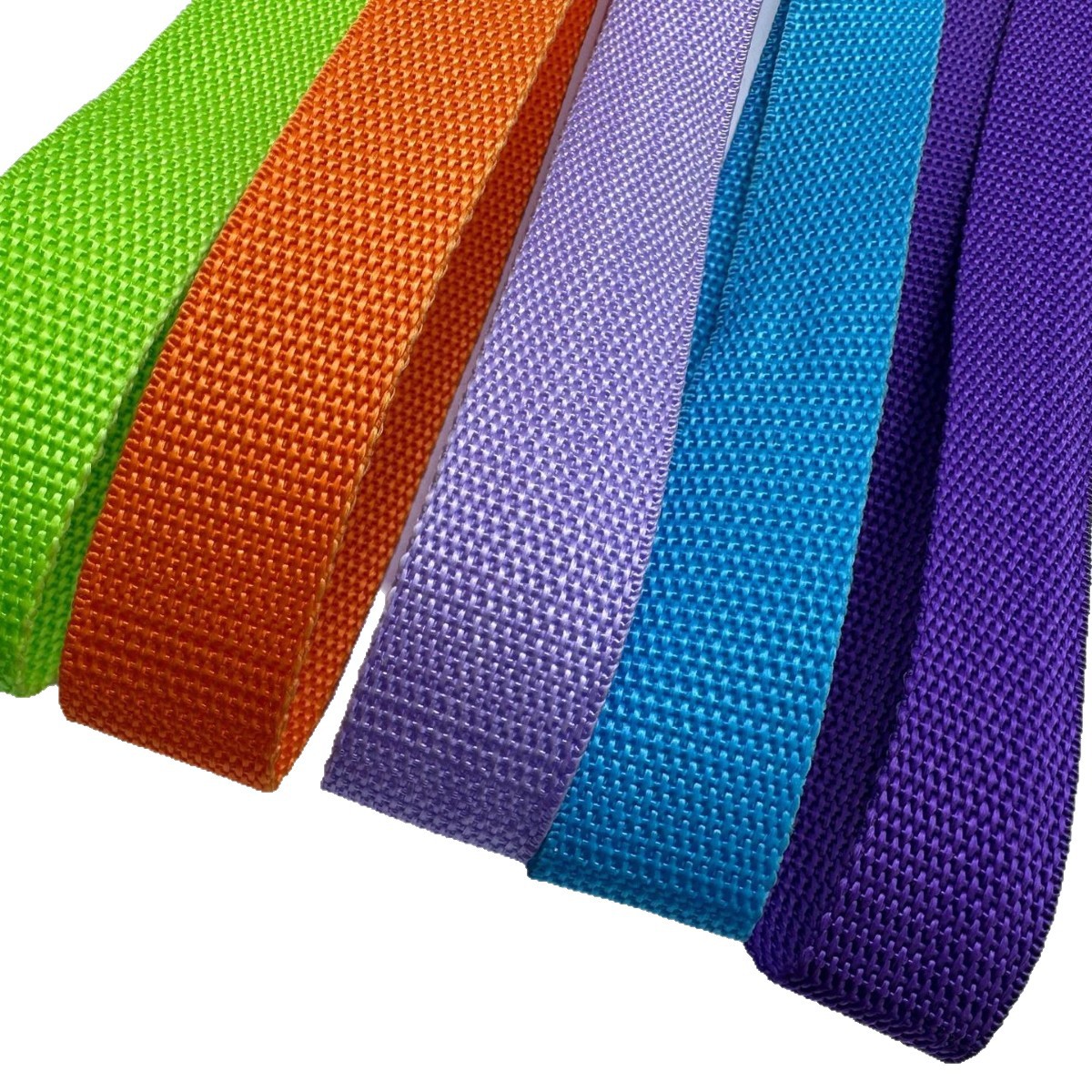 Cinturón de polipropileno de color en stock, cuentas negras 1cm - 10cm900D, accesorios de banda de trenzado de bolsas gruesas image 6