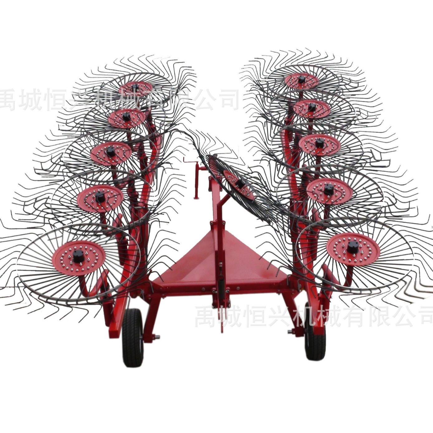 供应单向搂草机  液压旋转搂草机  11盘纸盘搂草机