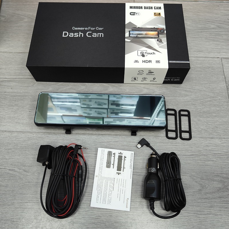 4K Dual Dash Cam HD Night Vision WiFi Front and Rear Lens