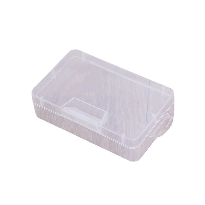 Plastic box, rectangular stationery, toy with accessories, increased thickness