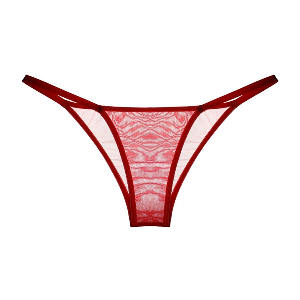 Red delicate mesh