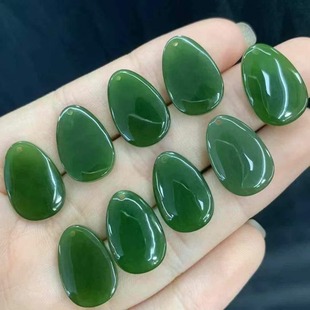 Factory wholesale natural Hetian jasper water drop pendant DIY Joker jewelry any match