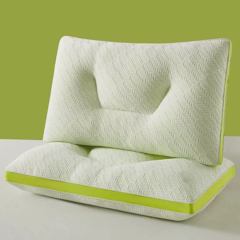 南通家纺床上2025新款竹炭水立方枕头枕芯团购批发