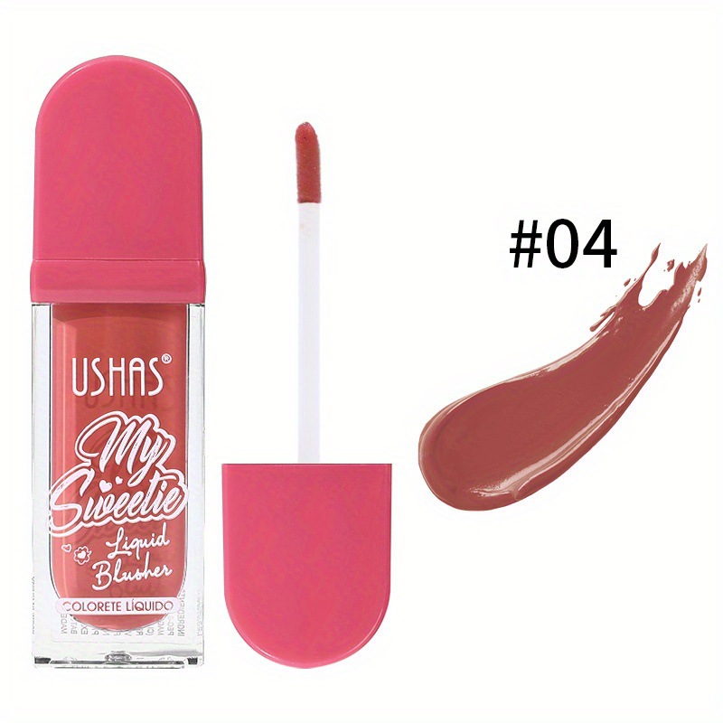 USHAS líquido blush transfronterizo gel blush crema blush brillante blush líquido FS421