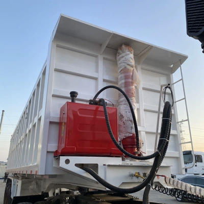Ağır yük qoşquları Dump Semi-Trailer Heavy-Duty Box-Type