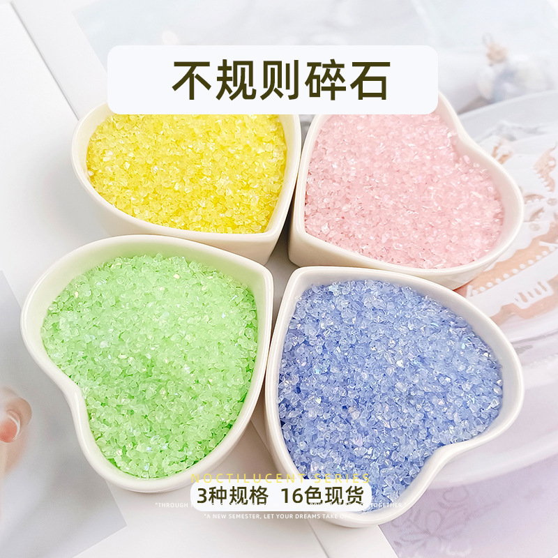 Glass Gravel Phantom Transparent Asymmetrical Crushed Ice Crushed Gravel DIY Material Colorfulful Small Particle Paving Jar Accessories Glass Gravel Phantom Transparent Asymmetrical Crushed Ice Crushed Gravel DIY Material Colorfulful Small Particle Paving Jar Accessories