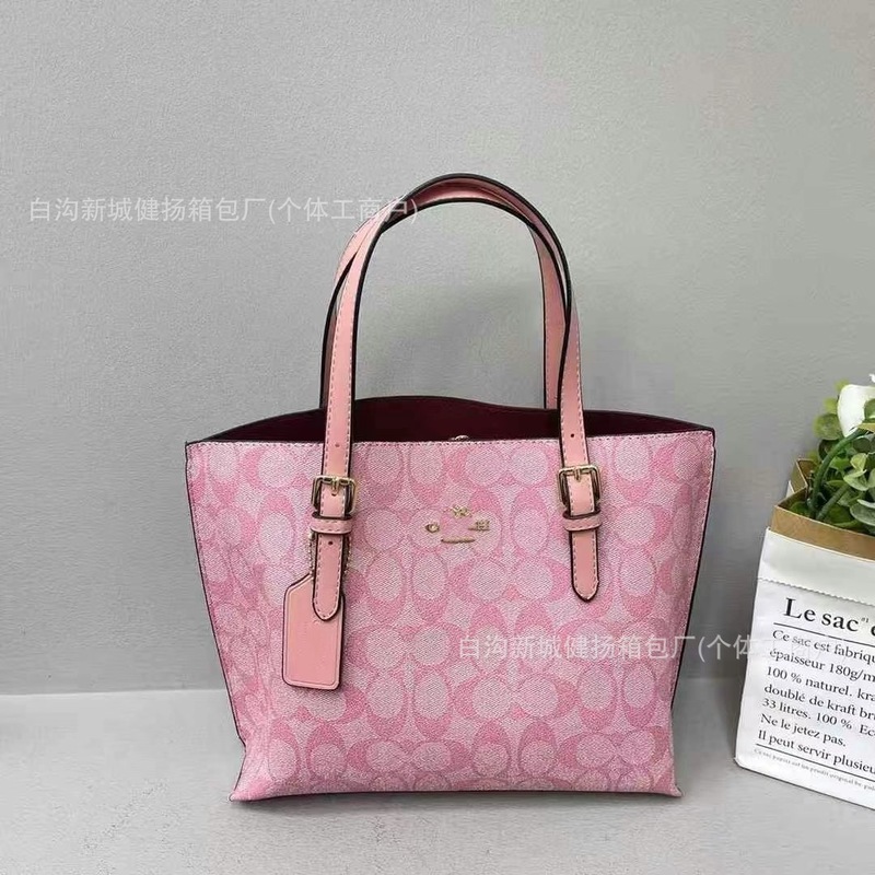新款寇驰女包c家mollie 25香布蕾茉莉托特包手提购物袋单肩斜挎包|undefined