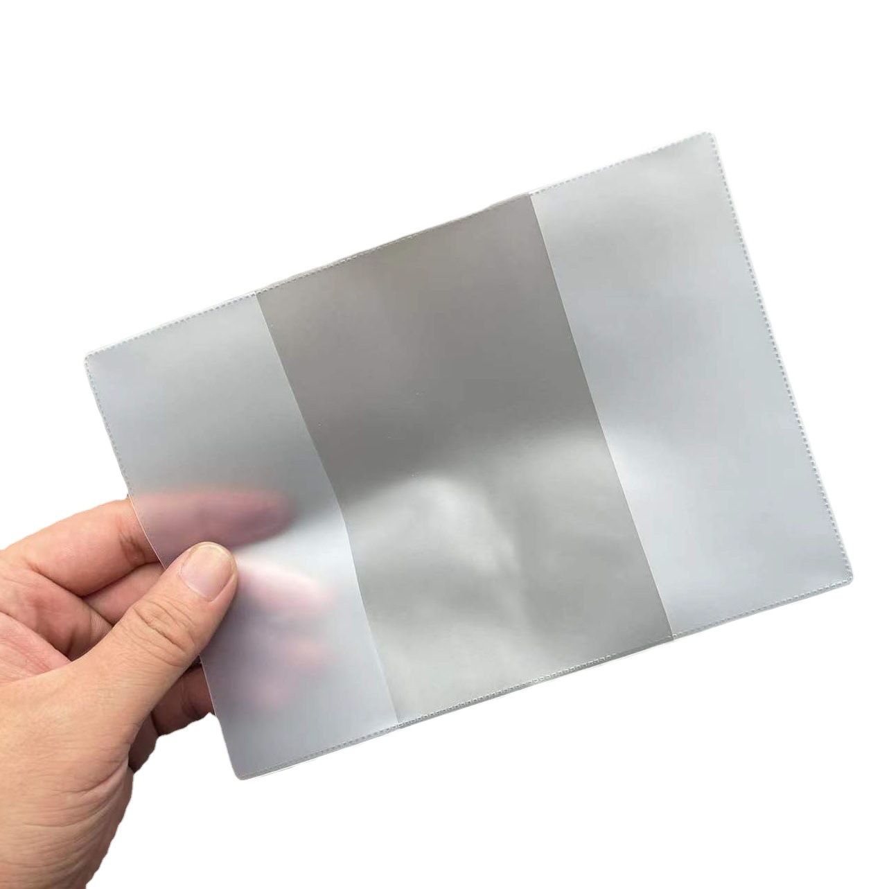 Frosted Transparent Passport Cover in Stock Passport Holder Plastic Document Holder Waterproof Frosted Travel Multifunctional Holder